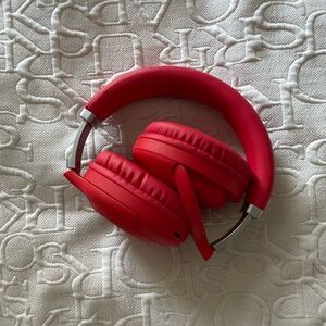 Red Wireless Headphones
